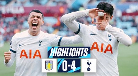 ASTON VILLA 0-4 TOTTENHAM HOTSPUR // PREMIER LEAGUE HIGHLIGHTS // SPURS THRASH VILLA