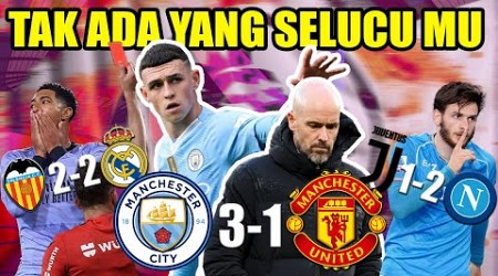 MU KALAH LAGI DI DERBY MANCHESTER WKWKWK! KONTROVERSI REAL MADRID VALENCIA, BELLINGHAM KARTU MERAH!!