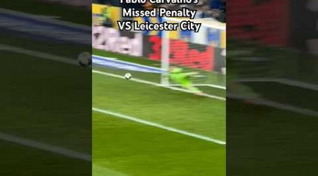 Fábio Carvalho’s Missed Penalty VS Leicester City #shorts #hcafc #UTT #carvalho #liverpool #lcfc