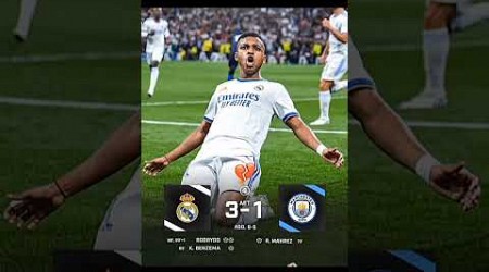 Man City X Real Madrid #trending #shorts #viral