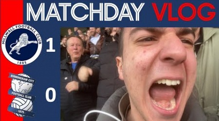 MILLWALL V BIRMINGHAM CITY VLOG! ( LAST MINUTE SCENES )