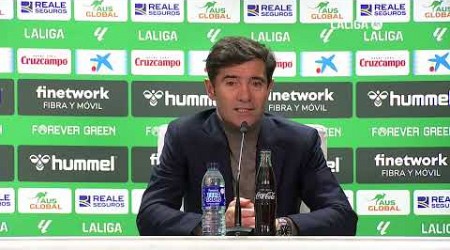 Rueda de prensa Real Betis vs Villarreal CF