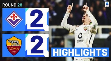 FIORENTINA-ROMA 2-2 | HIGHLIGHTS | Llorente rescues late draw for Roma | Serie A 2023/24