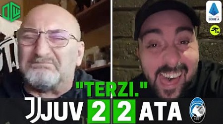 JUVENTUS ATALANTA 2 2 | TIFOSI JUVENTINI RASSEGNATI: “NON ARRIVEREMO NEMMENO QUARTI…” | TIFOSIAMO