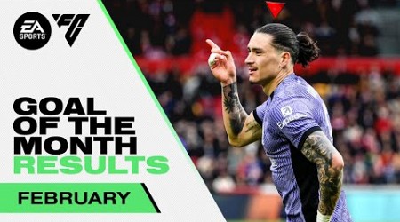 Goal of the Month | BEST Strikes From February | Danns, Nunez, Van Dijk