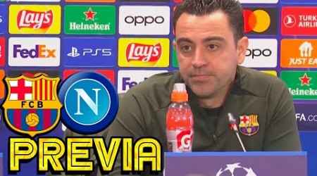 RUEDA PRENSA XAVI: FC BARCELONA v SSC NAPOLI