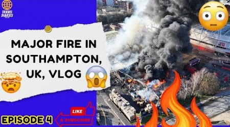 SOUTHAMPTON FIRE BY ST MARYS STADIUM VLOG!