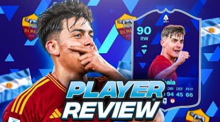 90 POTM DYBALA SBC PLAYER REVIEW | SERIE A PLAYER OF THE MONTH | FC 24 Ultimate Team