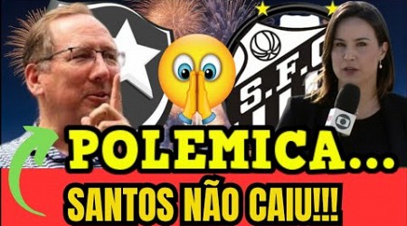 URGENTE SANTOS DE VOLTA PARA SÉRIE A FOI AFIRMADO IRREGULARIDADE TORCIDA APROVA NOTICIAS DO SANTOS