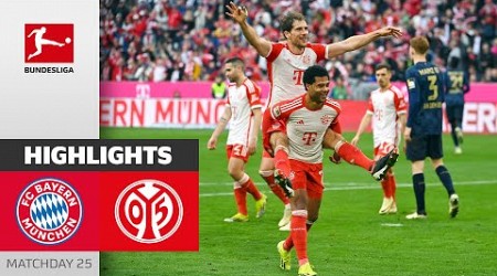 Goal festival in the Allianz Arena! | Bayern München - Mainz 05 8-1 | Highlights | MD 25 – BL 23/24