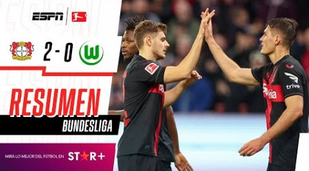 ¡EL LEVERKUSEN GANÓ, SIGUE INVICTO Y SE ENCAMINA AL SUEÑO! | B. Leverkusen 2-0 Wolfsburgo | RESUMEN