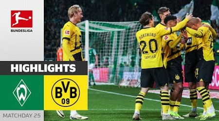 Victory through dream goals despite being outnumbered! | SVW - BVB 1-2 | Highlights | MD 25–BL 23/24