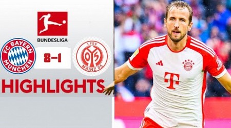 Bayern Munich vs Mainz (8-1) Zusammenfassung | Bundesliga 2024 | Bayern - Mainz Highlights