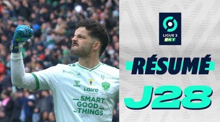 Résumé 28ème journée - Ligue 2 BKT / 2023-2024