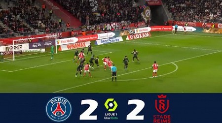 PSG vs Reims 2-2 | 2024 Ligue 1 | Match Highlights