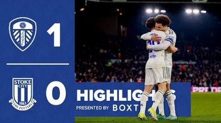 Highlights: Leeds United 1-0 Stoke City | James goal maintains unbeaten home record