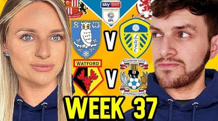 CHAMPIONSHIP PREDICTIONS WEEK 37