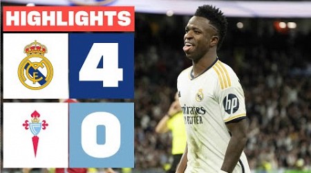 REAL MADRID 4 - 0 RC CELTA | RESUMEN LALIGA EA SPORTS