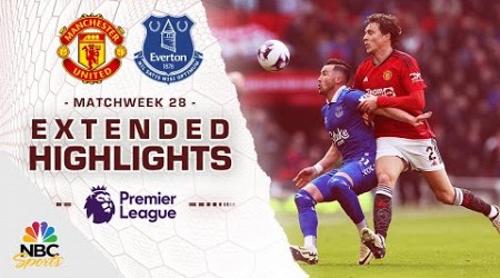 Manchester United v. Everton | PREMIER LEAGUE HIGHLIGHTS | 3/9/2024 | NBC Sports