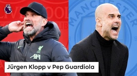 Jürgen Klopp vs Pep Guardiola | Liverpool vs Man City | 10 BEST Premier League Moments