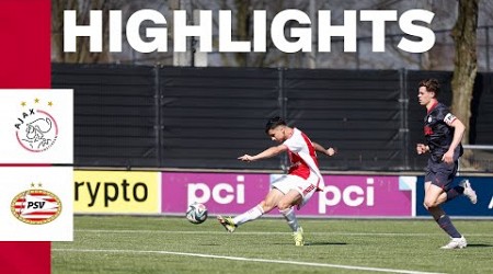 Battle for first place ⚔️ | Highlights Ajax O17 - PSV O17