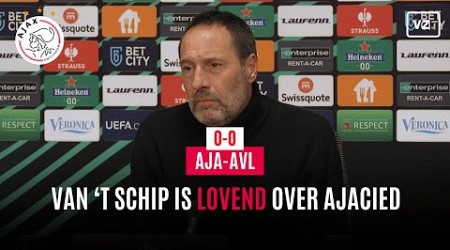 John van &#39;t Schip lovend over Ajax-speler na duel met Aston Villa: &#39;Een goede voetballer&#39;