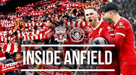 BEST Tunnel Access &amp; Mac Allister Goal Reaction! | Inside Anfield | Liverpool 1-1 Manchester City