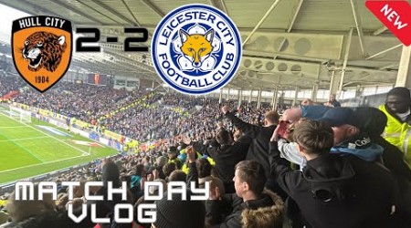 FANS CLASH IN A END TO END GAME WITH 4 GOALS! Hull City 2-2 Leicester City