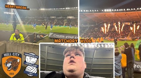 HEARTBREAK as PLAYOFF DREAMS ARE UNDER THREAT… Hull City 1-1 Birmingham City Matchday vlog