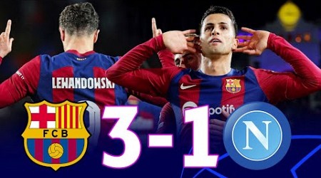 Barcelona vs Napoli [3-1] Champions League, Round of 16, 2nd Leg - MATCH REVIEW