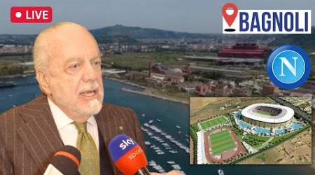 De Laurentiis: &quot;Nuovo stadio Napoli a Bagnoli! Pronto nel 2027&quot; 