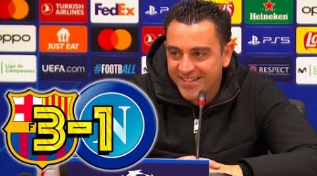 RUEDA PRENSA XAVI: FC BARCELONA 3-1 SSC NAPOLI