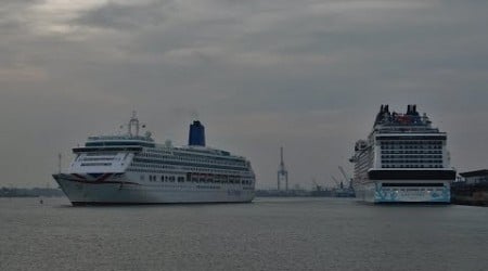 &quot;Aurora&quot; gets Disrespected as she departs from Southampton - 08/03/2024