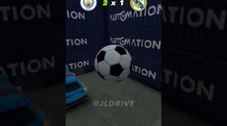 DISPUTA DE PÊNALTIS MANCHESTER CITY VS REAL MADRID #beamngdrive #jldrive #realmadrid #city