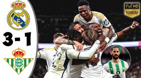 Real Madrid vs Real Betis 3-1 • Real Madrid Highlights &amp; All Goals • Hasil Liga Spanyol Tadi Malam