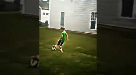 BICYCLE KICK FOOTBALL BY A KID