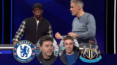 Chelsea vs Newcastle 3-2 Ian Wright And Carragher Reaction | Pochettino &amp; Cole Palmer Interview