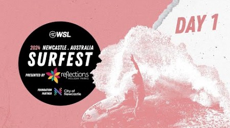 WATCH LIVE: Surfest 2024 - Day 1 of the Burton Automotive &amp; Newcastle Racecourse Women&#39;s Pro