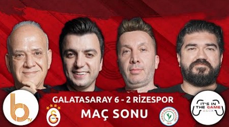 Galatasaray 6-2 Rizespor Maç Sonu | Bışar Özbey, Ahmet Çakar, Evren Turhan ve Rasim Ozan Kütahyalı