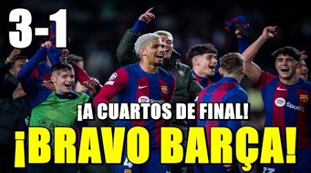 BARÇA 3-1 NAPOLI | ¡¡A CUARTOS DE CHAMPIONS CON JUSTICIA Y MUCHO MÉRITO!!