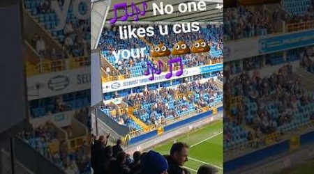 Birmingham fans sing Millwall&#39;s infamous song ... with changed lyrics!