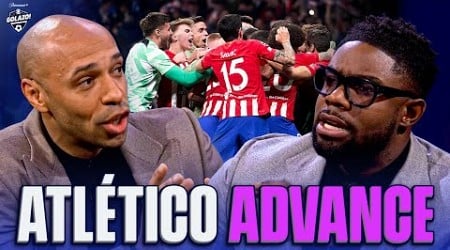 Thierry Henry, Micah &amp; Carragher react to Atlético advancing to quarters! | UCL Today | CBS Sports