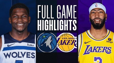 TIMBERWOLVES at LAKERS | FULL GAME HIGHLIGHTS | March 10, 2024