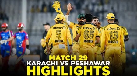 PSL 9 | Full Highlights | Karachi Kings vs Peshawar Zalmi | Match 29 | M2A1A