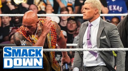 Cody Rhodes SLAPS The Rock in heated exchange: SmackDown highlights, March 8, 2024