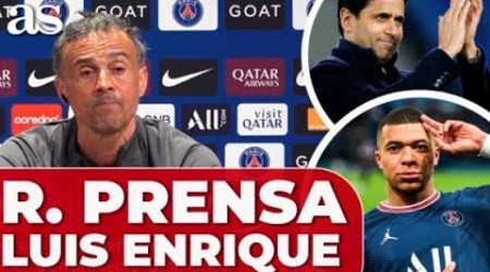 Rueda de prensa LUIS ENRIQUE: Al KHELAIFI, MBAPPÉ y la LIGUE 1