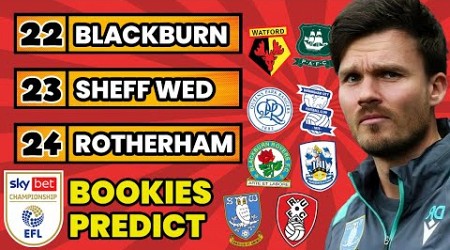 BOOKIES UPDATED CHAMPIONSHIP RELEGATION PREDICTIONS!