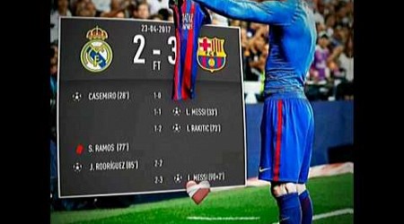 3 x 2 Barcelona x Real Madrid ☠️