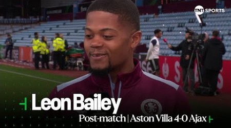 &quot;THE ATMOSPHERE WAS BRILLIANT!&quot; | Leon Bailey | Aston Villa 4-0 Ajax | UEFA Europa Conference League