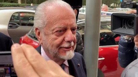 Barcellona Napoli, sentite cosa dice De Laurentiis a poche ore dalla partita! 